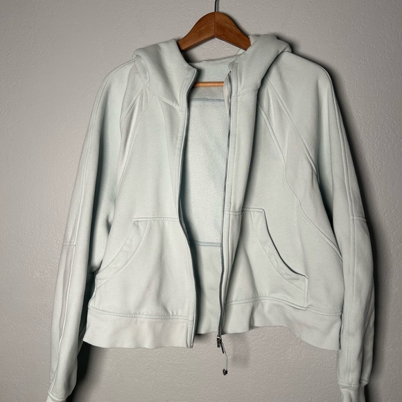 lululemon athletica Scuba Oversized Full Zip Light Blue Zip-Up Hoodie XL/XXL - Picture 4 of 8